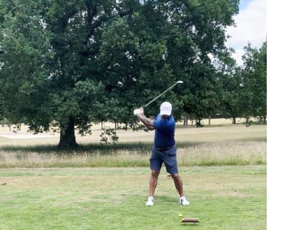 1st tee shot of the week (Dwayne)