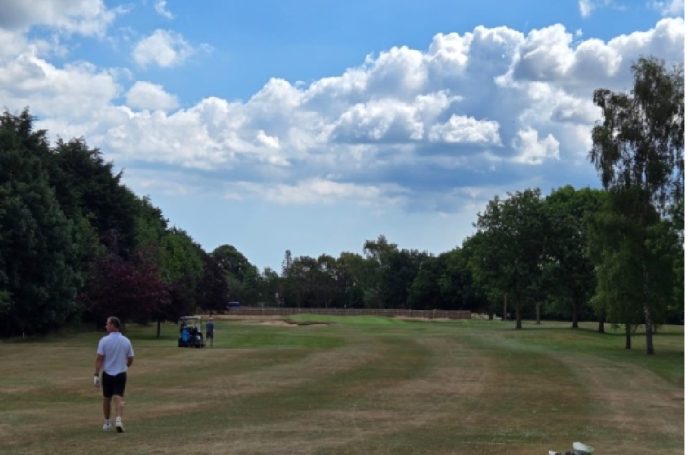 Still a long way to reach the green