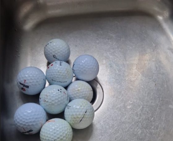 Balls washed and ready