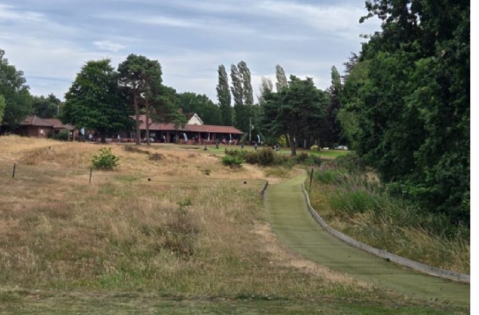 Last hole of the day